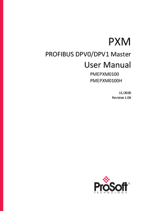 Imagen de PMEPXM0100 ProSoft User Manual