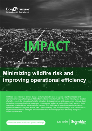 Image of PG&E Case Study - Minimizing wildfire risk and improving operational efficiency
