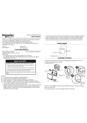 Image of AvatarON 1G 250VA Dimmer w Sw