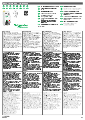 Obrázek iDPN N Arc (AFFD) A9FDB6 - instruktážní list