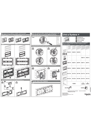 Obrázek Instruction Sheet - New Unica System +