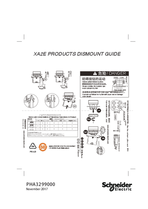 Imagine a XA2E... PRODUCTS, DISMOUNT GUIDE (EN)