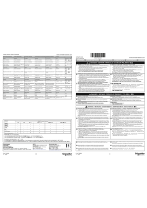 Kép Harmony XPS Universal - XPSUAT Safety Module, Instruction Sheet A