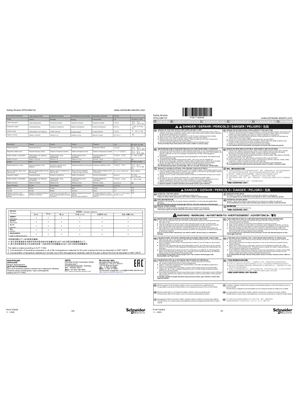 Afbeelding van Harmony XPS Universal - XPSUAB Safety Module, Instruction Sheet A