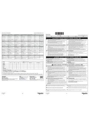 的映像 Harmony XPS Universal - XPSUDN Safety Module, 说明书