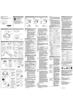 Image of 755LPSMA4 Smoke Alarm Instruction Sheet