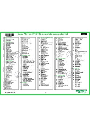 的映像 1) ATV310L 完整参数列表