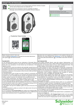 Bild von EVlink Pro AC Eichrecht - Installationsanleitung