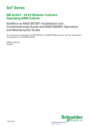Εικόνα του SM AirSeT - 24 kV Modular Cubicles Operating NSM Cubicle