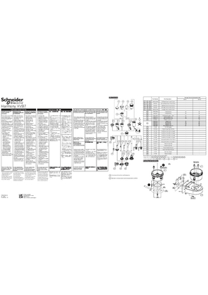 Imagen de Harmony XVB7, hoja de instrucciones