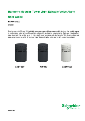 Image of Harmony Modular Tower Light Editable Voice Alarm, User Guide