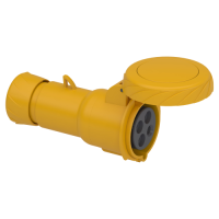 PKY32M714 : PratiKa wander socket - straight - 32 A - 3P + E - 100...130 V AC - IP67