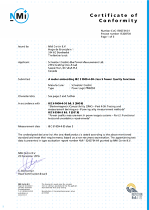 Metsepm82401 Powerlogic Pm8000 Pm8240 Panel Meter Intermediate Metering Mid Certification Schneider Electric Global