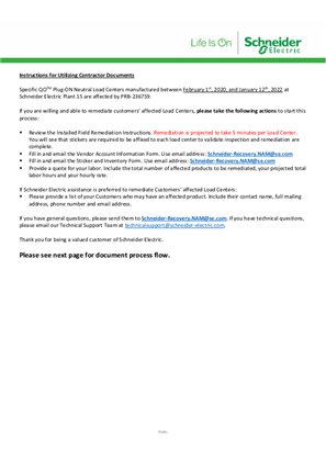 Image of Instructions for Utilizing Contractor Documents