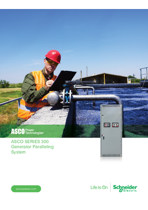 ASCO SERIES 300 Generator Paralleling System