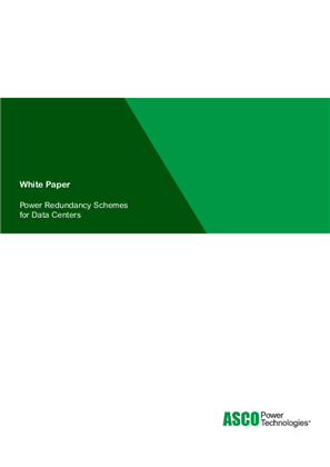 Afbeelding van ASCO White Paper | Power Redundancy Schemes for Data Centers