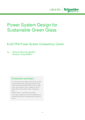 Obrázok Power System Design for Sustainable Green Glass