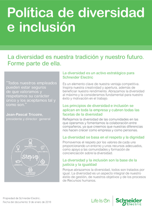 Imagen de Política de Diversidad e Inclusión