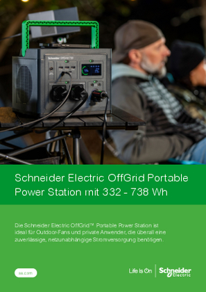 Bild von Schneider Electric OffGrid Portable Power Station 332 - 738 Wh