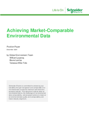 Image of Achieving Market-Comparable Environmental Data