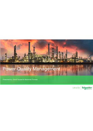 Image of Power Quality Management