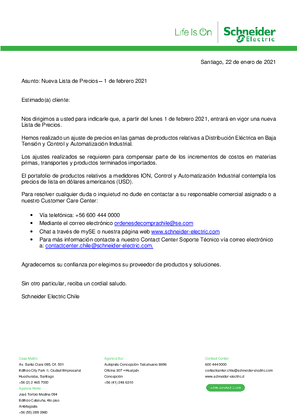 Imagen de Lista de precios Febrero 2021