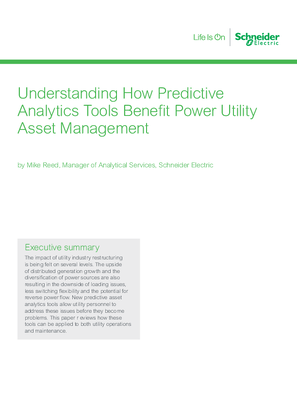 Image of Understanding How Predictive Analytics Tools Benefit Power Utility Asset Management