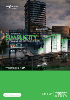 的映像 新一代Prisma E标准化低压成套分配电系统产品商务目录
