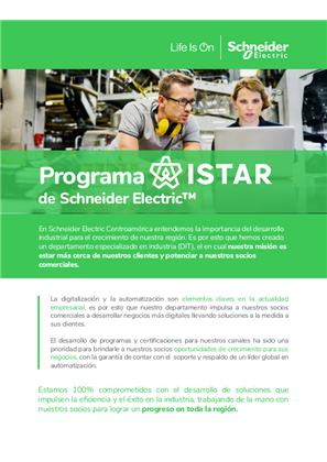 Imagen de Programa ISTAR de Schneider Electric