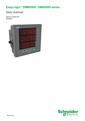 Image of EasyLogic™ DM6000H / DM6200H series User Manual