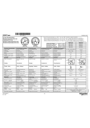 Image of XB5DT... Analog timer (Ø 22mm), Instruction Sheet (EN)