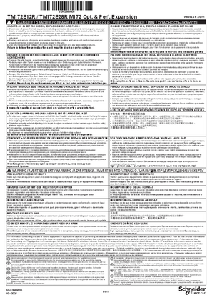 Kép TM172E12R / TM172E28R - M172 Optimized & Performance Expansion, Instruction Sheet