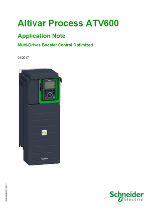 Image of Application Note: ATV600 Multi-Drives with Booster Control Optimized