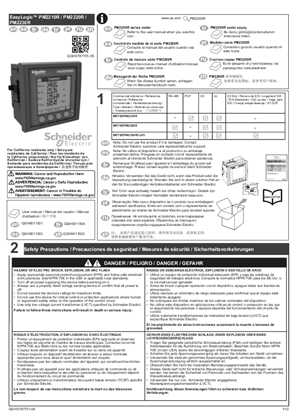 Slika korisnika EasyLogic™ PM2200R series Installation Sheet