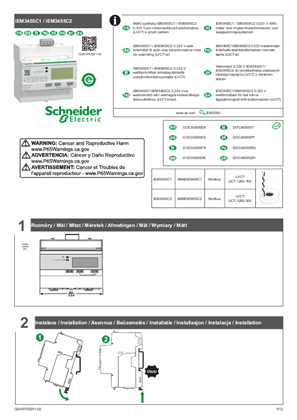 Bild av iEM3455C1 / iEM3455C2 - Instruktionsblad