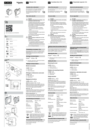 Afbeelding van New Unica-Countdown timer 10 A-Instruction Sheet (EN)