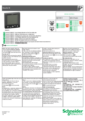 的映像 EnerlinX FDM121 - 单电路断路器的前显示模块 - 说明页