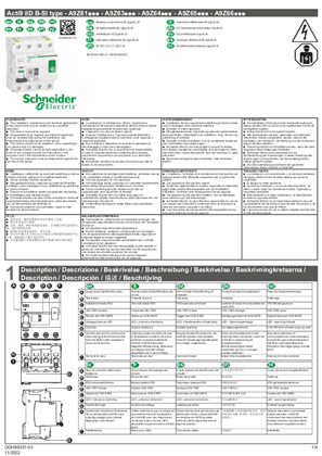 Imagen de Instruction sheet - Acti9 iID B-SI type