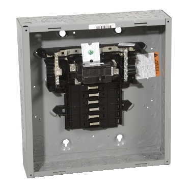 Image of QO112M10080 : Load center, QO, 1 phase, 12 spaces, 12 circuits, 80A convertible main breaker, NEMA1