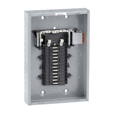 Image of QO124L125G : Load center, QO, 1 phase, 24 spaces, 24 circuits, 125A convertible main lugs, NEMA1, gnd bar