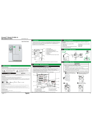 Image of Conext Quick Fit XW+H Quickstart Guide 975-0948-01-02
