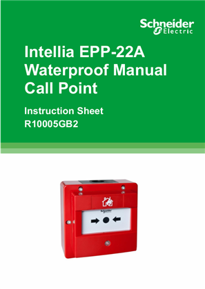 Attēls ar R10005GB Intellia EPP-22A Instruction Sheet