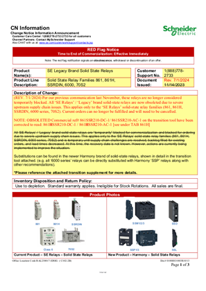 Image of SE Relays Brand – Solid-State Relays CN INFO