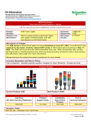 Kuva kohteesta CN Information Change - XVB Tower Lights