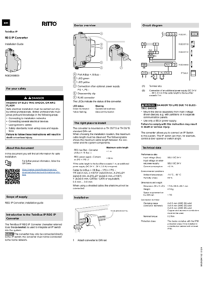 Bild von TwinBus IP REG IP Converter, RGE2098500, EN