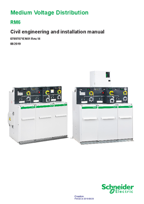 Image of RM6 Civil engineering and installation manual - EN