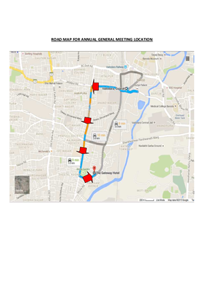 Image of Road Map for AGM Location 11.08.2015