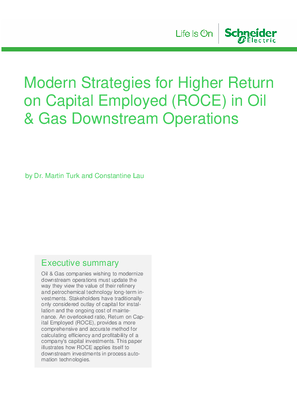 Image of Modern Strategies for Higher Return on Capital Employed (ROCE) in Oil & Gas Downstream Operations