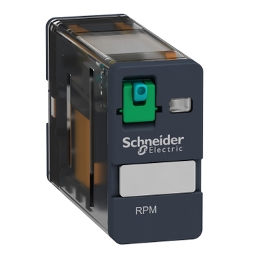 Image of RPM11JD : plug in relay, Harmony Electromechanical Relays, 15A, 1CO, lockable test but to n, 12V DC