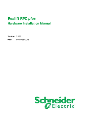 Image of Realift RPC Hardware Installation Manual (plus)